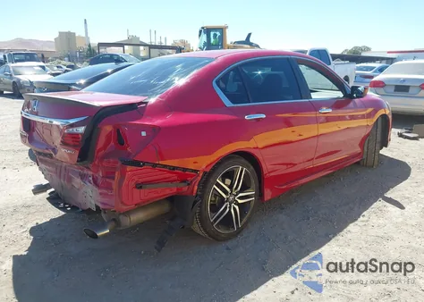 2016 Honda Accord Sport from USA, damaged, VIN 1HGCR2F5XGA219118
